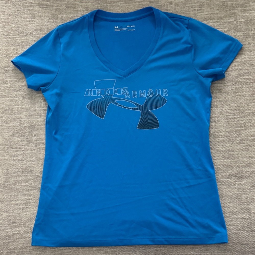 Under Armour Women's Vibrant Blue Graphic Tee